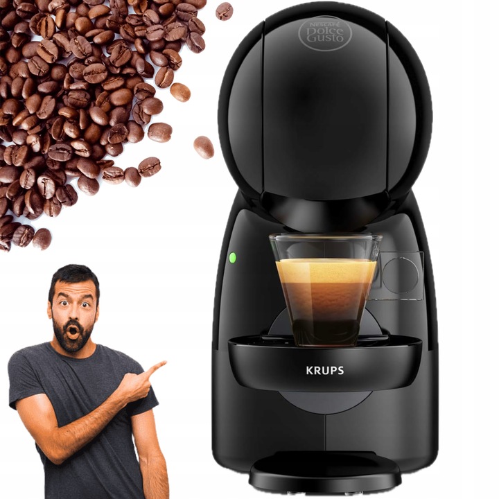 KRUPS Ekspres Kapsułkowy NESCAFE DOLCE GUSTO Piccolo XS KP1A3B 0,8L