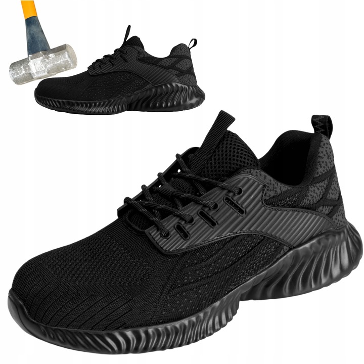 Buty robocze PÓŁBUTY ROBOCZE SPORTOWE z NOSKIEM ODDYCHAJĄCE BARDZO LEKKIE