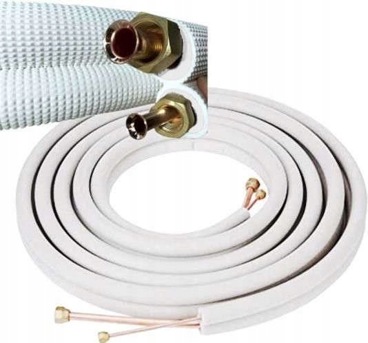 RURA MIEDZIANA OTULINA PREMIUM KIELICHOWANA DO KLIMATYZACJI 3/8 i 5/8 1 mb