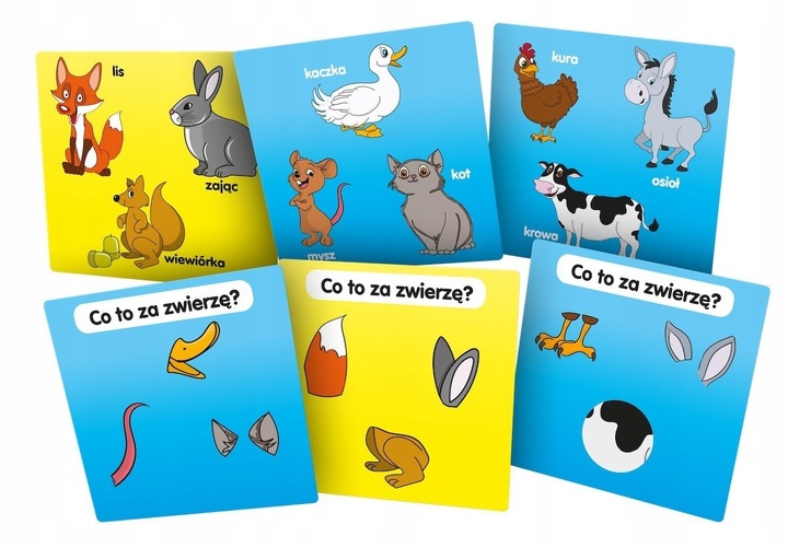 Gra edukacyjna dla przedszkolaka BRAINBOX ZWIERZĘTA Prezent dla 4-5-6 latki