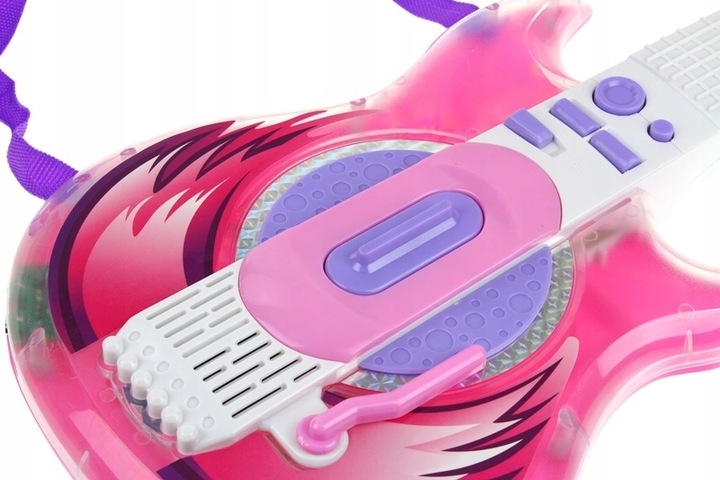 Gitara Rockowa Elektryczna Świecąca Okulary z Mikrofonem dla Dzieci