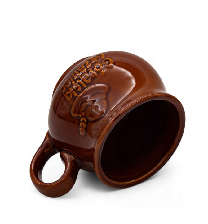 Komplet 2x KUBEK kamionkowy DO GRZAŃCA na grzane wino piwo zestaw do wina