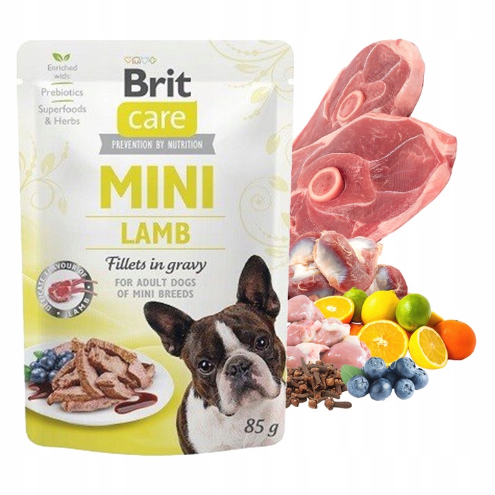 BRIT CARE MINI karma mokra dla psa mix smaków 40 x 85g