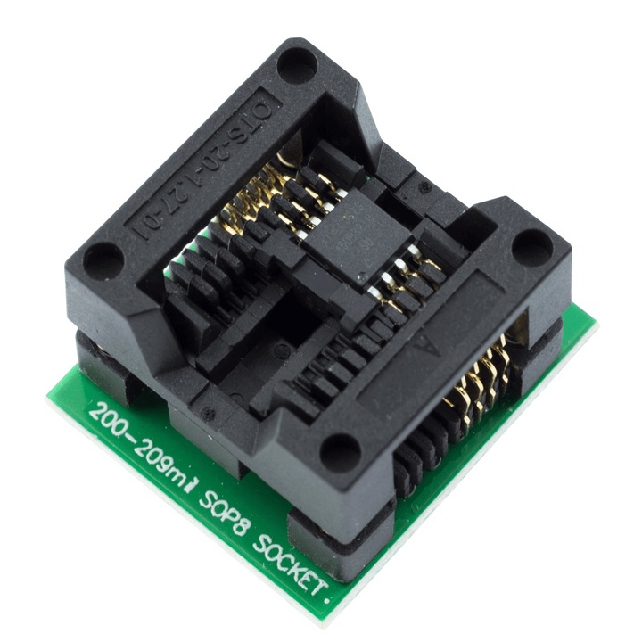 Duży zestaw programator EEPROM i Flash na CH341A I2C SPI Adapter Klips