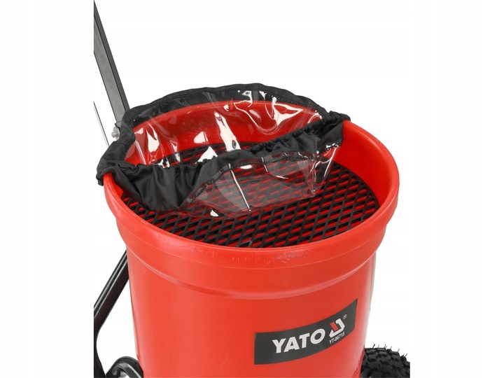 SIEWNIK/ROZRZUTNIK OGRODOWY DO NAWOZU, PIASKU, NASION, ROTACYJNY 25 KG 23 L