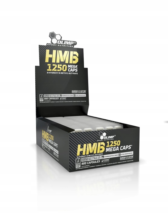 Olimp HMB 1250 MEGA CAPS 60 CAPS 1250MG ROZWÓJ BEZTŁUSZCZOWEJ MASY CIAŁA