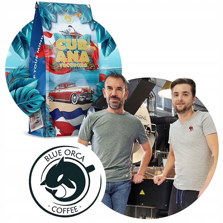 KAWA ZIARNISTA 1KG CUBANA TOCORORO Świeżo Palona 100% ARABICA - BLUE ORCA