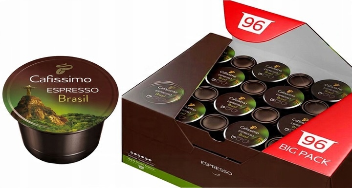 TCHIBO CAFISSIMO ESPRESSO BRASIL 96 sztuk BIG PACK