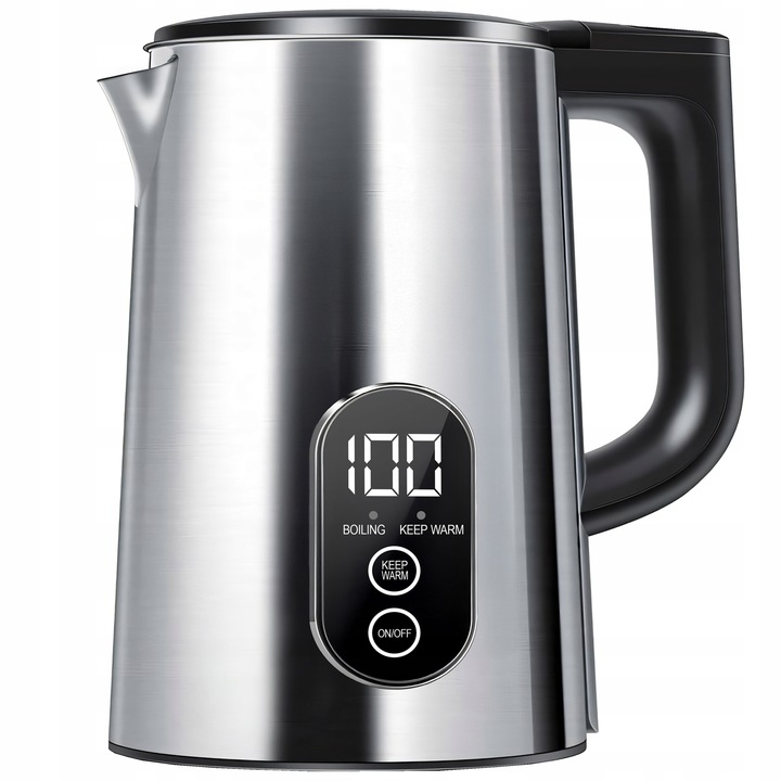 CZAJNIK ELEKTRYCZNY BEZPRZEWODOWY DOTYKOWY 1800W REGULACJA TEMPERATURY 1,8L