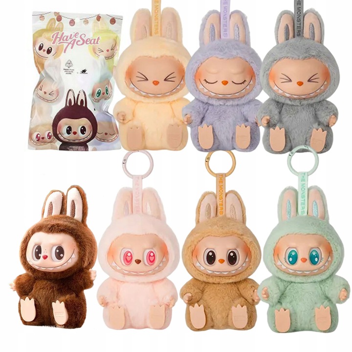 LABUBU HAVE A SEAT THE MONSTERS BRELOK PLUSZOWA Bez pudełka