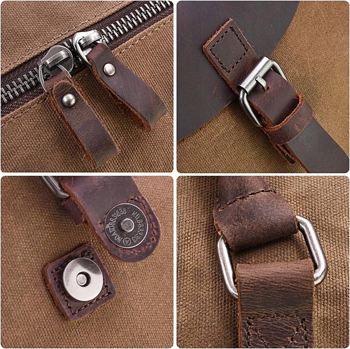 Duża pojemna torba podróżna paskiem na ramię Turystyczna Pojemna 54x27x32cm