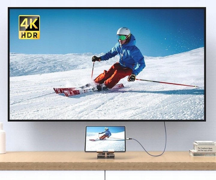 Kabel USB C do Displayport DP 1.4 8K 4K 240 Hz Mac