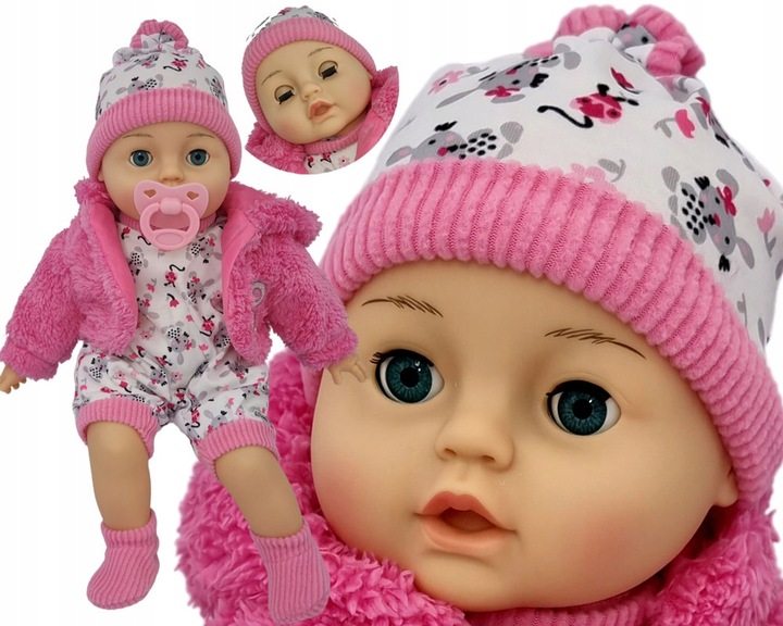 LALKA BOBAS MÓWI I ŚPIEWA ZAMYKA OCZY SMOCZEK_87K