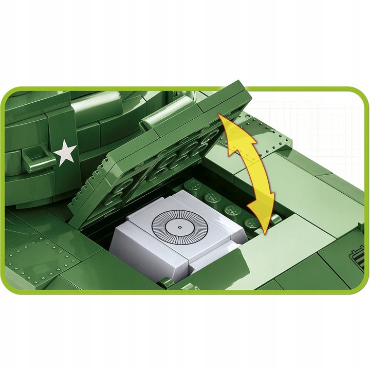 Klocki COBI-2239 Amerykański Czołg M41A3 WALKER BULLDOG