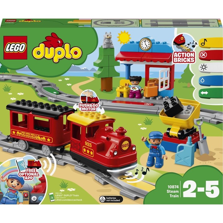 LEGO Duplo 10874 Pociąg parowy