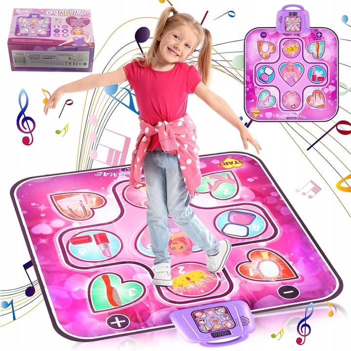 KSIĘŻNICZKA MATA INTERAKTYWY DO TAŃCA MUZYCZNEGO DLA DZIECI 6 TRYBÓW 90cm