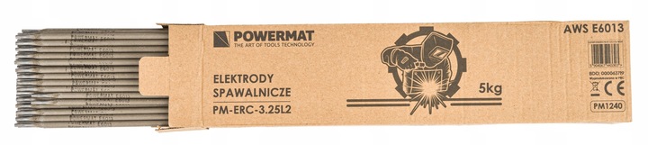 ELEKTRODY SPAWALNICZE RUTYLOWE 3,25mm 5KG ELEKTRODA DO SPAWANIA MMA