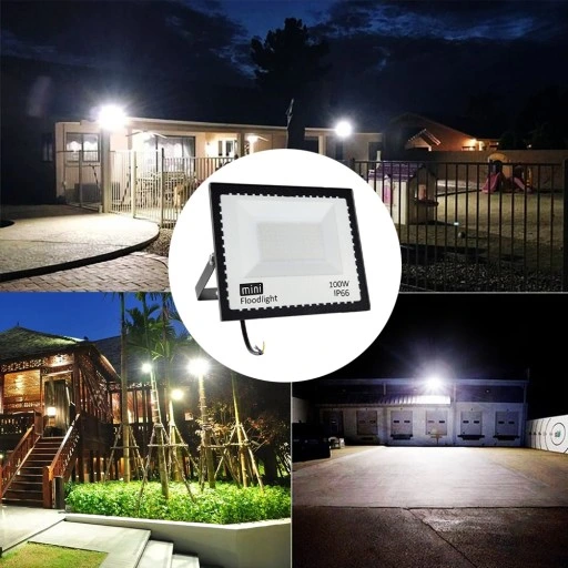 HALOGEN LED 100W NAŚWIETLACZ SLIM ZEWNĘTRZNY ROBOCZY OSZCZĘDNY DO MAGAZYNU