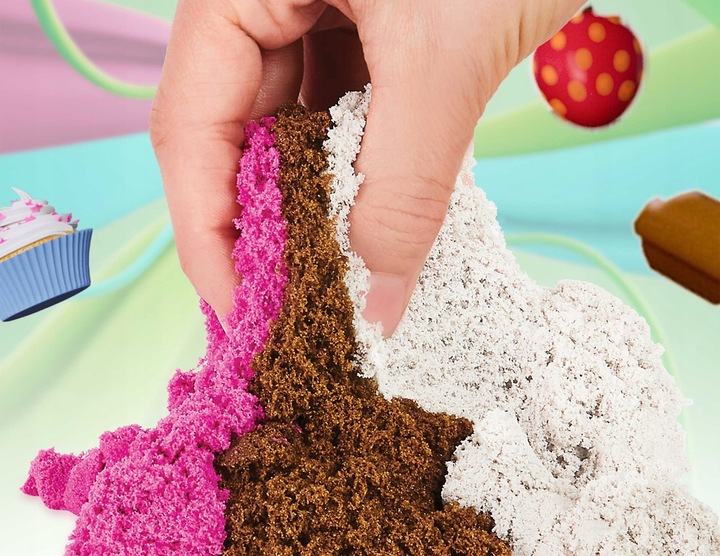 KINETIC SAND LODOWE PRZYSMAKI LODZIARNIA PACHNĄCY 3 KOLORY ZAPACHOWE