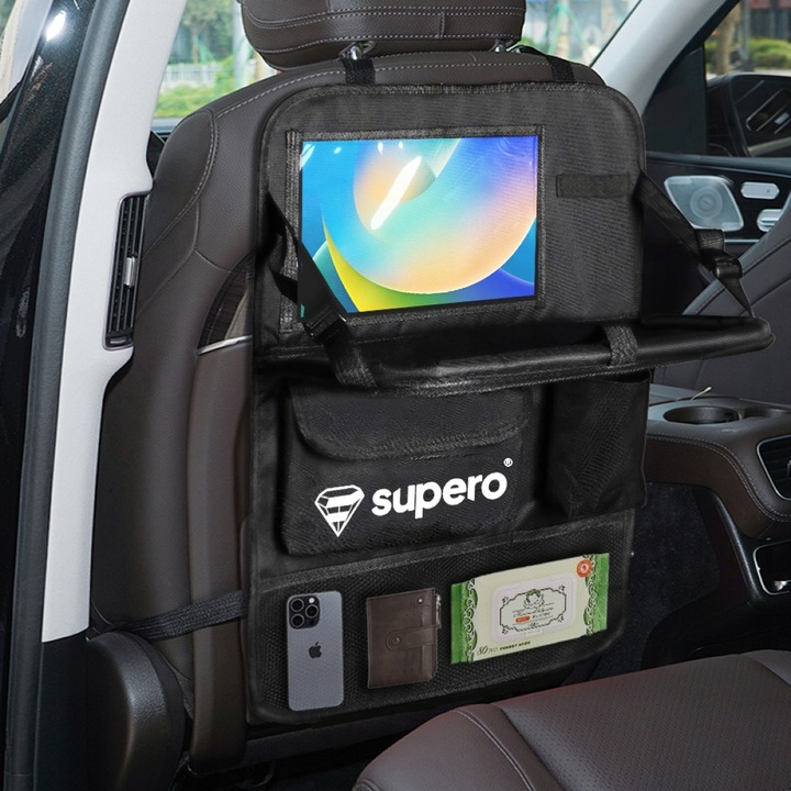 Organizer samochodowy na fotel oparcie tył dla dziecka do auta ochraniacz
