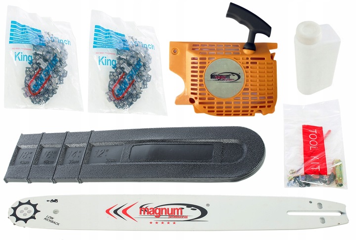 PIŁA SPALINOWA PILARKA ŁAŃCUCHOWA DO DRZEWA 5.2KM 56cm3 + SIEKIERA + OLEJ