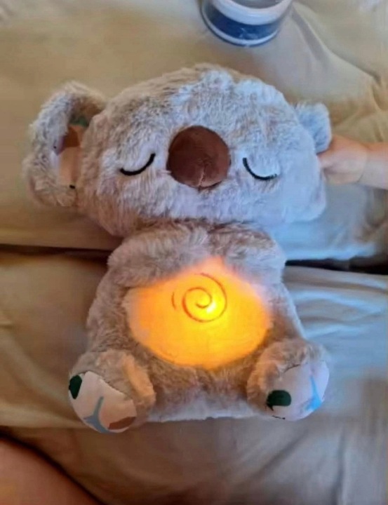 ODDYCHAJĄCY USPOKAJAJĄCY MIŚ PRZYTULIŚ PLUSZOWY KOALA DLA DZIECI MASKOTKA