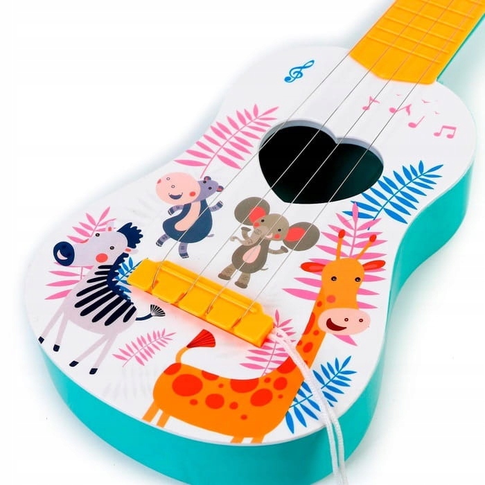 GITARA DLA DZIECI DUŻA 43CM UKULELE GRA INSTRUMENT