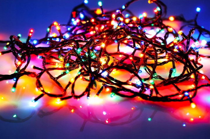 Lampki Choinkowe 300 LED Oświetlenie Świąteczne ZEW / WEW