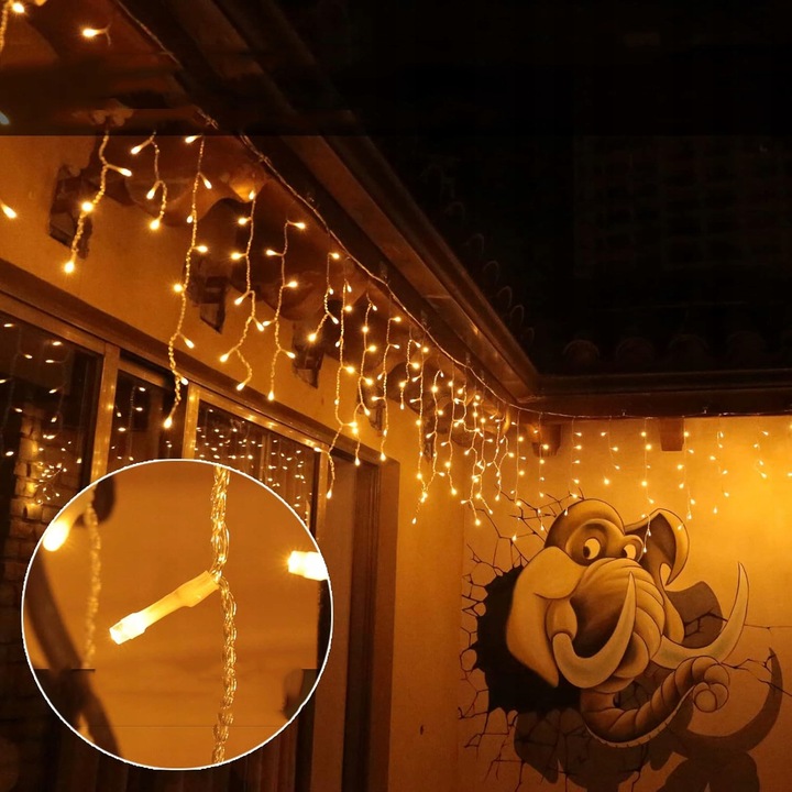 FAIRY LIGHTS NA ZEWNĄTRZ I WEWNĄTRZ,ŁAŃCUCH ŚWIETLNY LED NA BOŻE NARODZENIE