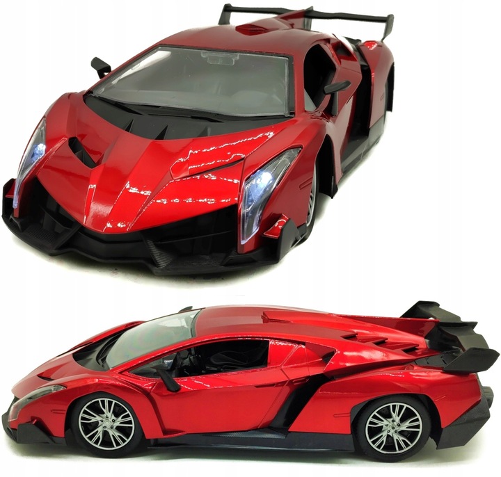 SAMOCHÓD ZDALNIE STEROWANY AUTO NA PILOTA DUŻY MAX PEDAŁY I KIEROWNICA