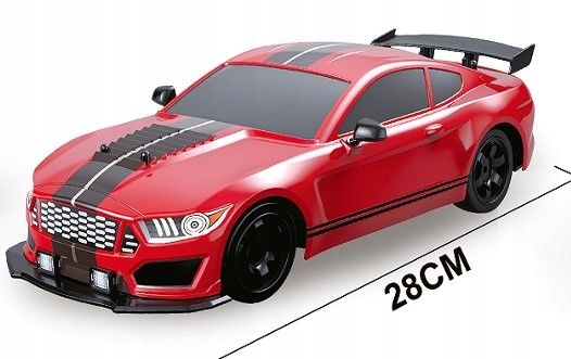 Auto Drift DUZY Samochód ZDALNIE STEROWANY na PILOTA 2.4Gz RC LED DYM 4x4