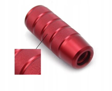 Gałka zmiany biegów UNIWERSALNA Tuning 95mm Niebiesko-Złoty