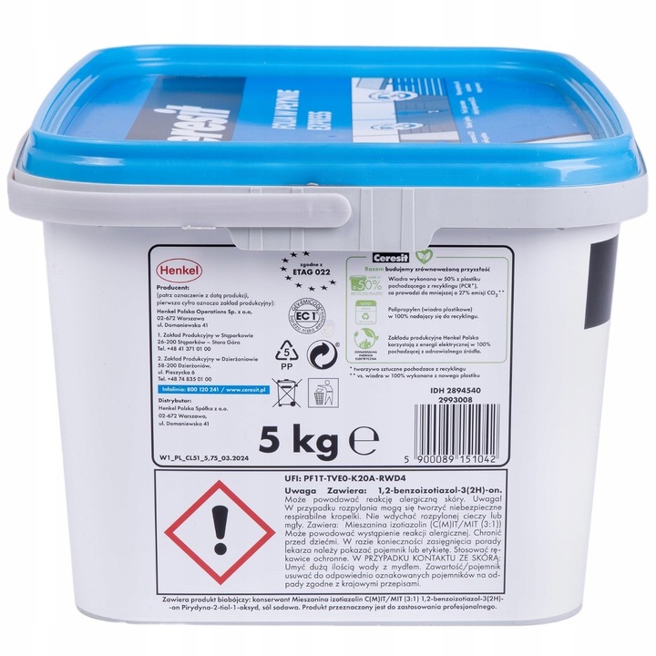CERESIT FOLIA IZOLACYJNA W PŁYNIE CL 51 EXPRESS 1-K WYDAJNA GOTOWA 5KG