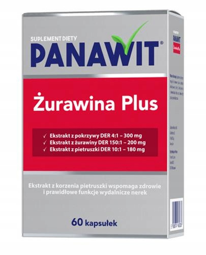 PANAWIT Żurawina plus, 60 kaps.