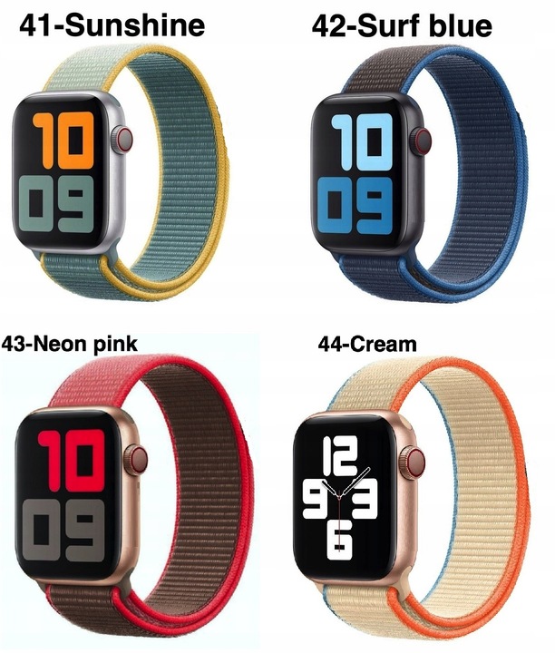 PASEK DO APPLE WATCH 2 3 4 5 6 7 8 9 SE ULTRA 2 38/40/41/42/44/45/49mm Rzep