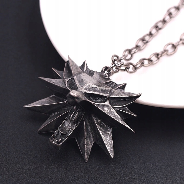 Naszyjnik Medalion Wiedźmin Witcher Dziki STAL316L