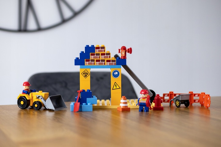 KLOCKI UNICO PLAC BUDOWY BUDOWNICZY KONSTRUKCYJNE KOMPATYBILNE 39 ELEMENTÓW