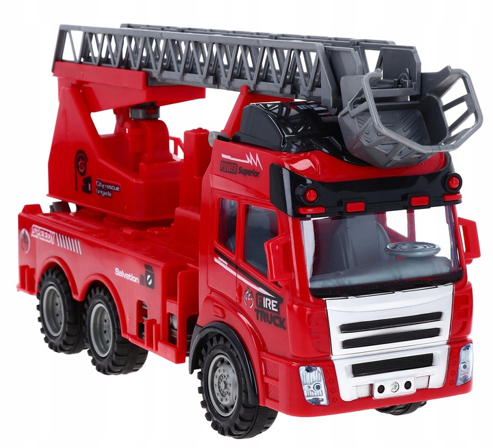 STRAŻ POŻARNA DUŻE AUTO ZDALNIE STEROWANE PILOTEM R/C WÓZ STRAŻACKI PREZENT