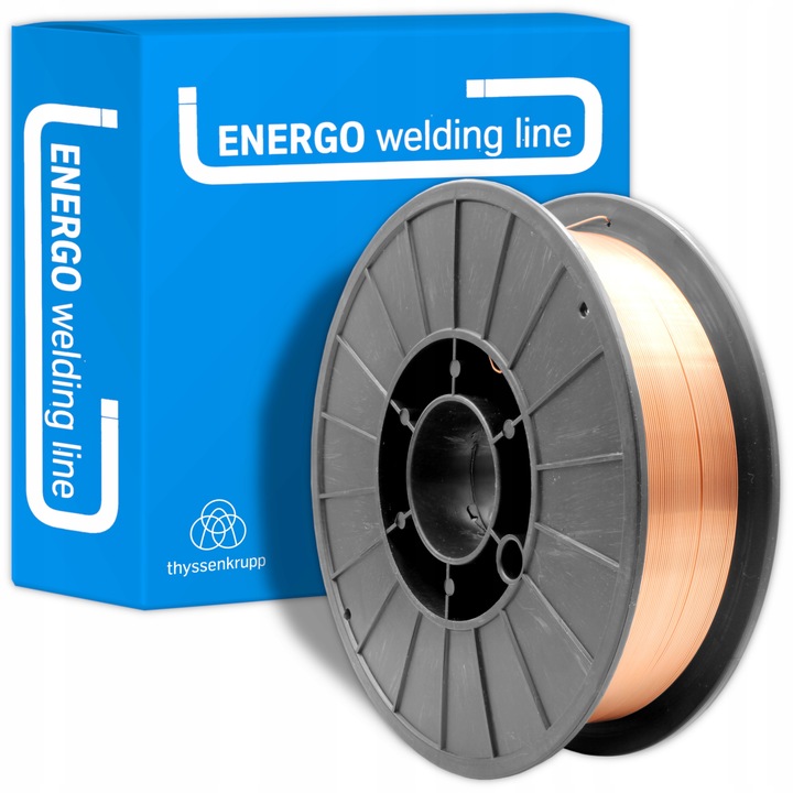 Thyssenkrupp Energo Drut spawalniczy SG2 5kg 0,8mm Migomat MIG MAG Stal