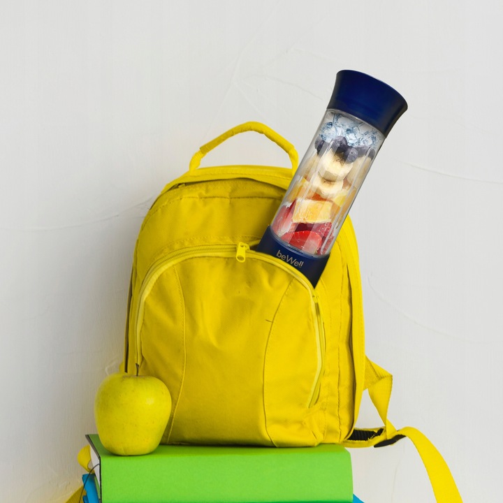 BLENDER KIELICHOWY DO SMOOTHIE I KOKTAJLI RECZNY beWell 500ml BEZPRZEWODOWY