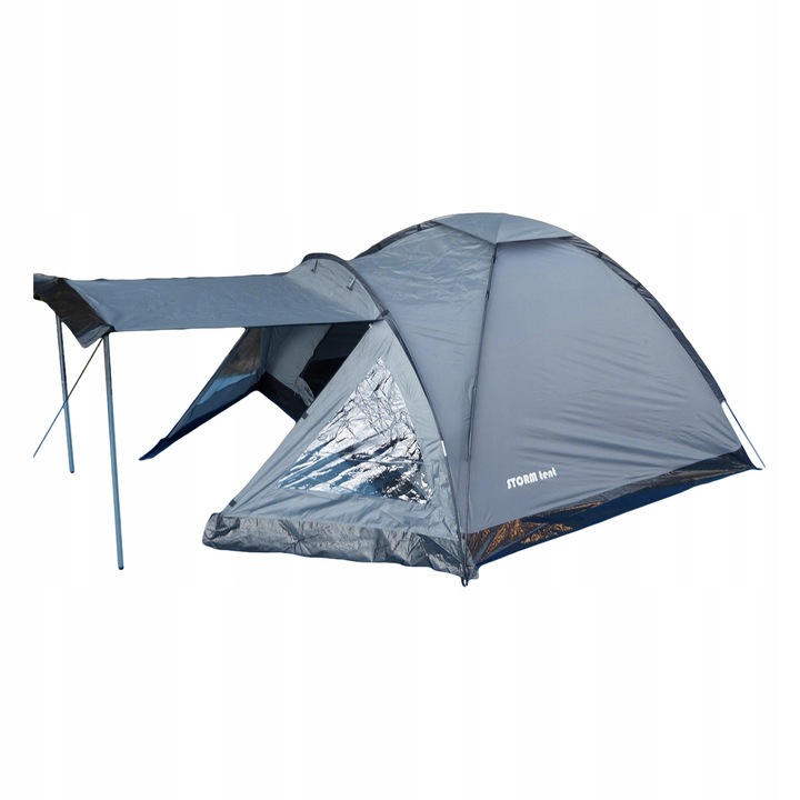 STORM tent namiot turystyczny dla 4 osób 290x240cm
