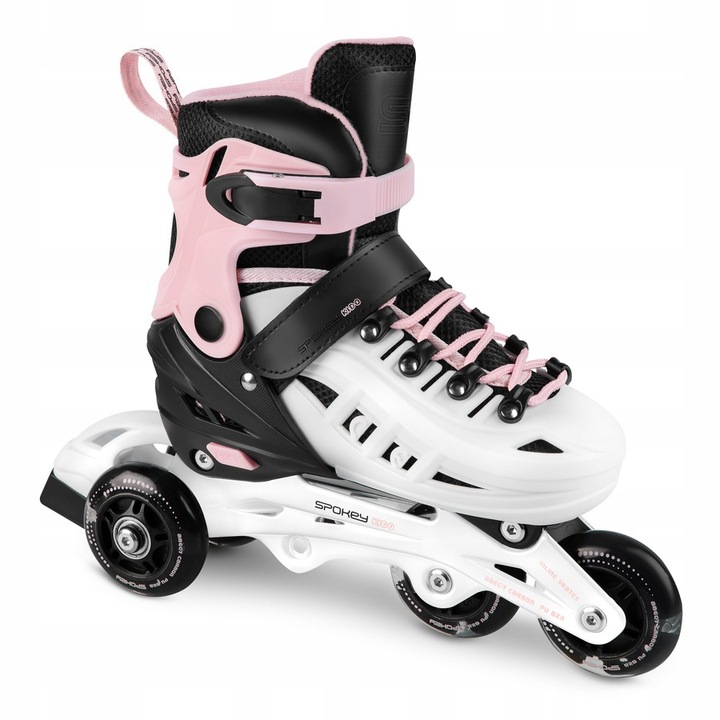 SPOKEY 4w1 Łyżworolki Rolki Łyżwy Hokejowe Regulowane Dziecięce Kółka LED