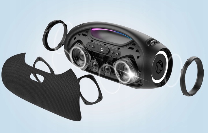 Głośnik Bluetooth Przenośny Bezprzewodowy Manta SPK320 120W Powerbank