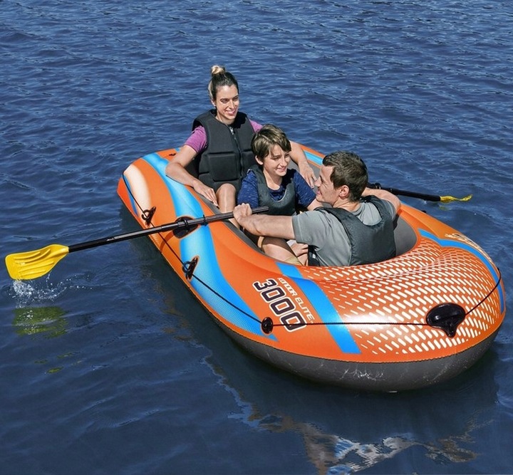 Ponton Dmuchany 3os.KONDOR Elite 3000 zestaw POMPKA WIOSŁA Bestawy 61145