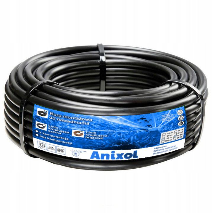 Rura PE 20mm 50m PN4 MTB, do podłączenia linii kroplującej i zraszaczy