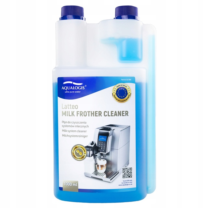 AQUALOGIS PŁYN DO CZYSZCZENIA SYSTEMU OBIEGU MLECZNEGO DO EKSPRESU KAWY 1L