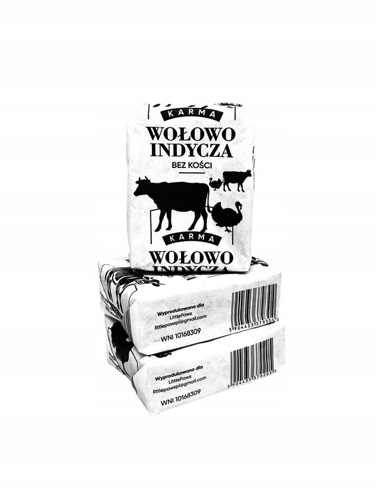 10 KG MIĘSO MROŻONE DLA PSA WOŁOWO INDYCZE BEZ KOŚCI BARF WOŁOWINA INDYK