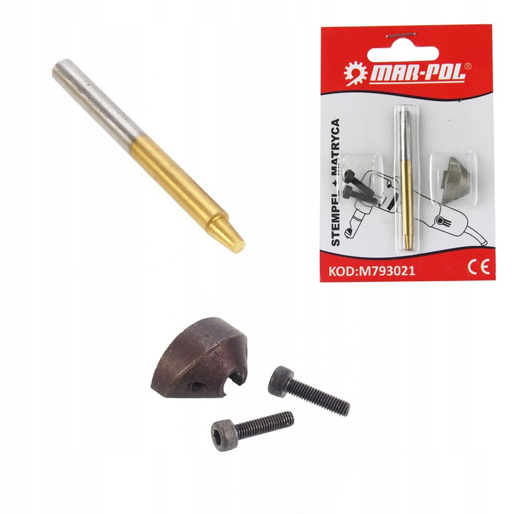 MATRYCA + NÓŻ STEMPEL NOŻYC DO BLACHY NOŻYCE KOMPL