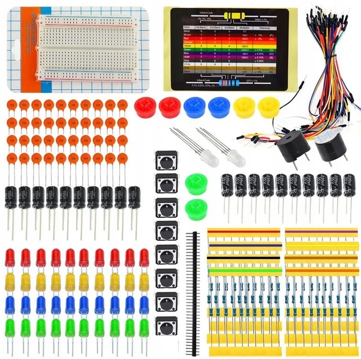 Zestaw elementów elektronicznych do Arduino , Raspberry Pi