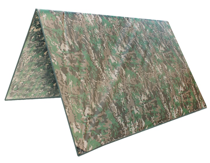 PŁACHTA PLANDEKA BIWAKOWA MFH TENT TARP Polowy 200x300cm 360g MULTICAM